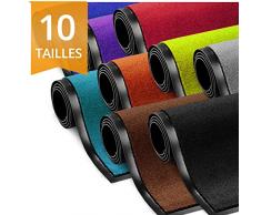 etm Tapis dEntrée Absorbant Intérieur et Extérieur | Résistant, Entretien Facile | Noir - 40x60cm