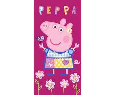 Textil TARRAGO Serviette de plage Peppa Pig 70 x 140 cm 100 % coton PP192029
