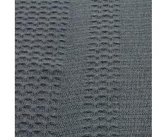 Lot de 6 torchons à vaisselle 100% coton gaufré de pique dans Anthracite uni gris foncé. 50 x 70 cm Belle Design Serviettes de cuisine. Lavable, Passe au sèche-linge et résistant. 4 faces doublé. Chiffon Sec Avec très