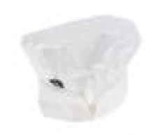 B Baosity Toque Professionnelle de Chef Cuisinier Réglable - Blanc