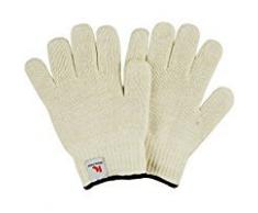 Gants de Four Anti-chaleur résistent jusqu'à ,Anti-coupure, pour Cuire, Griller, Cuire au Four, Micro-Ondes (blanche)