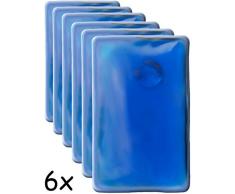 Hometools.UE® – 6 x coussin chauffant, bouillotte de poche | Coussin en gel, chauffe-main, auto-chauffant, longue durée, réutilisable | 10 x 6,5 cm, Lot de 6