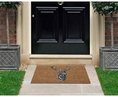 Coco&Coir® Paillasson en fibre de coco | 100 % Fibre de Coco Naturelle avec endos en PVC | Tapis Coco Premium | Paillasson très Absorbant | Tapis dEntrée, Exterieur et Intérieur