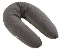doomoo basics Coussin de Maternité Pompom Grey