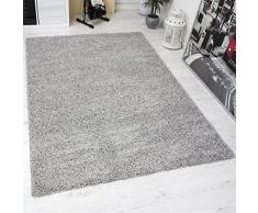 Prime Poils longs Shaggy Tapis Gris poils longs Poil long Tapis Modernes pour Salon Chambre À Coucher Couleur unie - VIMODA - gris, 70x140 cm