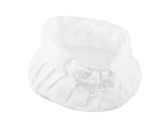 TRIXES Toque de Cuisinier professionnel le Chef de cuisine Blanche