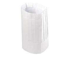 Toque Chef jetable Taille unique. Quantité par boîte 50, emballage compact.