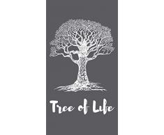 Textil TARRAGO Serviette de plage pestemal fouta arbre 90 x 170 cm 100 % coton égyptien onglet PEST40