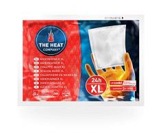 THE HEAT COMPANY Chauffe-Mains XL - 10 pièces - EXTRA CHAUD - Chaufferettes Mains XL - 24 heures de chaleur - chaleur immédiate - autochauffante - purement naturel