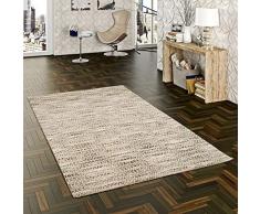 Pergamon Laria - Tapis Kilim Naturel - Motif Tendance - Gris - 6 Tailles Disponibles