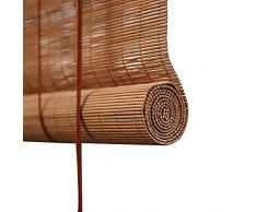 Installation Facile intérieur/extérieur Rideau en Bambou imperméable et Respirant Personnalisable, 3 Couleurs, allumettes au Hasard, 22 mètres (3 Couleurs:, Taille: 50x100cm ~ 150x220cm)