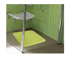 OUNONA Tapis de bain anti-dérapant Tapis de Douche de massage avec ventouses (vert)