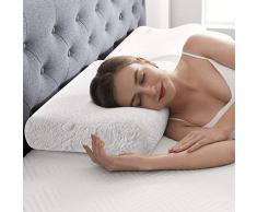 NOFFA Oreiller Ergonomique ¨¤ M¨¦Moire de Forme - Sommeil Profond Oreiller Cervicales Orthop¨¦dique, Coussin de Soutien du Cou(55 * 34 cm) ¡