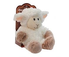 Mouton Peluche bouillotte micro onde 23 cm
