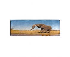 Mnsruu Tapis Humoristique Motif éléphant et Ciel 61 x 182,88 cm