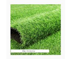 Nologo Gazon Artificiel Gazon Artificiel Épais De 40 Mm Moquette Dextérieur Synthétique (Size : 2x2m)