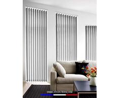 Kit Complet Store californien à Lamelles Verticales 89mm - 240 x 280cm - Gris Souris