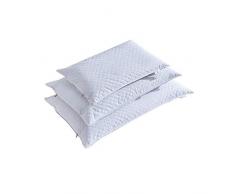 N /A 40X25cm oreiller de sarrasin de santé oreiller de gros de sarrasin coquille oreiller noyau oreiller de sarrasin de la peau oreiller, blanc, 60X40 cm