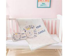 HUIGE Tapis Bébé Glace Soie Dété Respirant Nouveau-Né Bébé Enfant Maternelle Nap Lit Mat avec Oreiller Absorbant Respirant Anti-Transpiration