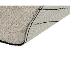 Lorena Canals - Tapis Rond Coton Beige Trace 160 cm