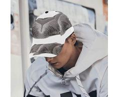 Casquettes de Baseball Mignon Gris Fourrure Chaton dort sur Un Oreiller Casquette de Baseball drôle pour Hommes 100% Coton Souple Convient aux activités de Plage Unisexe Hip-hop activités dété Women