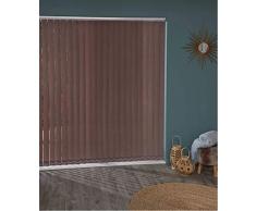 Lot de 5 Lamelles Verticales Tamisant Satiné Taupe pour Store californien - Taupe - L8,9 x H260cm