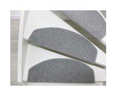 uyoyous Lot de 15 Tapis antidérapants pour escalier Gris 24 x 65 cm