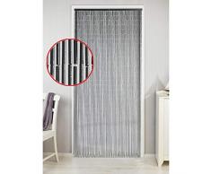 iDiffusion Rideau de Porte déco - Bambou - 90 x 200 cm - Gris