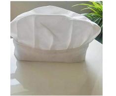 Toque Adulte Réglable Bande élastique Cuisine Cuisiner Chef Cap pour Hommes Femmes
