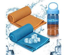 iTrunk Serviette rafraîchissante, Serviette de Sudation Super Absorbante Un Soulagement Instantané de la Transpiration, Serviette de Sport Glacial Le Yoga, Le Golf Les Sports de Plein Air