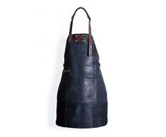 Tablier de luxe en cuir – Noir – Tablier de cuisine – Tablier Barbecue – Tablier confortable – Cadeau pour la fête des pères – Cadeau pour homme – 81 cm * 56 cm