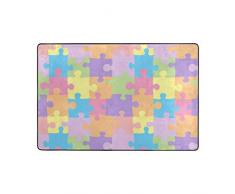 Montoj Tapis de sol humoristique coloré pour salon, chambre à coucher, décoration de la maison, tapis résistant à lusure, Polyester, 1, 72 x 48 inch