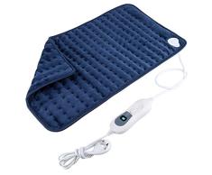 Coussin Chauffant Electrique Chauffage Rapide avec 3 Niveaux de Chauffage, Couverture Chauffante pour Dos, Nuque, Cou, Épaules, Cervicales, Jambes, Arrêt Automatique, Lavable en Machine