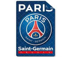 PSG - Paris Saint Germain Couette imprimée 1 Personne 140x200 cm 4 Saisons en Microfibre Polyester