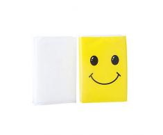 Fesjoy 50 Paquets de mouchoirs en Papier de Poche mouchoirs à Forte Absorption sur Le Pouce Petits Paquets sans Fluorescence Parfum Naturel de la pâte de Bois Brut