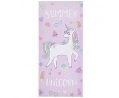 Catherine Lansfield Serviette de Plage Motif Licorne 76 x 160 cm