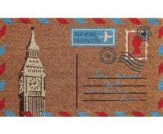 Coco&Coir® Paillasson en fibre de coco | 100 % Fibre de Coco Naturelle avec endos en PVC | Tapis Coco Premium | Paillasson très Absorbant | Tapis dEntrée, Exterieur et Intérieur