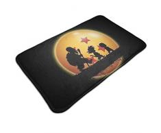 Bienvenue Tapis de Porte dentrée Antidérapant Dragon Ball Z Paillasson et Tapis pour Chien Convient pour Les Tapis de Sol extérieur intérieur Racloir à Chaussures CARPET-2190
