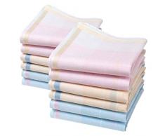 Petits mouchoirs féminins « Lucie » - 29cm x 29cm - 12 unités