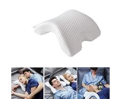 SPECOOL Oreillers en Mousse à mémoire Oreiller de Repos de Bras de dormeur latéral, Oreiller Cervical en Forme de U, Anti-Mains engourdissement & Anti ronflement Couple câlin Oreiller de Sommeil