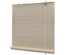 vidaXL Store Enrouleur Bambou Naturel 120 x 220 cm