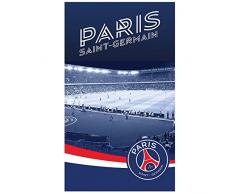 PSG Parc des Princes Drap de Plage, 100% Coton, Bleu, 120x70 cm