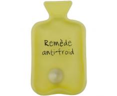 Mini Bouillotte Chaufferette Poche Mots Fun Jaune