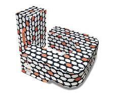 Le coussin d’allaitement Piglet. Spécialement conçu par une maman de jumeaux pour allaiter ses enfants en tandem. Il est idéal pour les mamans qui ont besoin d’un support haut après une césarienne. (Medium, Navy)