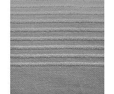 Nuances du Monde Lana Jeté de Canapé à Franges Coton Gris 220 x 240 cm