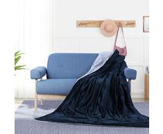 MVPOWER Couverture Chauffante 180X130cm,Ultra Douce et Confortable Couverture Électrique,Réchauffement de La Minuterie,avec 6 Niveaux de Température,Protection Contre la Surchauffe, Nettoyable