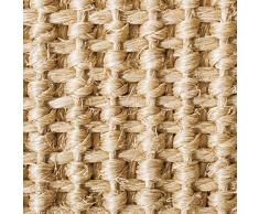 casa pura Tapis carré 200x200 100% Sisal Naturel | Salon, Couloir | antidérapant | | 8 Tailles | Amazonas - Nature, 200x200cm