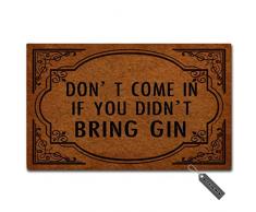 MsMr Paillasson humoristique en tissu non tissé avec dos en caoutchouc 15,2 x 23,6 cm