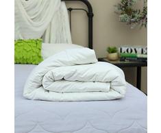 Silk Bedding Direct Couette en Soie. Poids De Printemps/Automne. Continental Queen Size. 240 cm x 220 cm. Hypoallergénique. Certification: Oeko-TEX® Standard 100. Faible Prix DE Vente