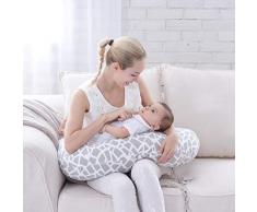 Coussin dallaitement maternité réglable en hauteur Gris